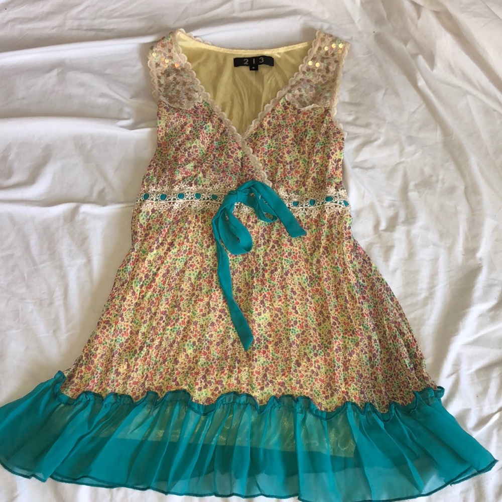 Never worn! Embellished Floral Blouse
